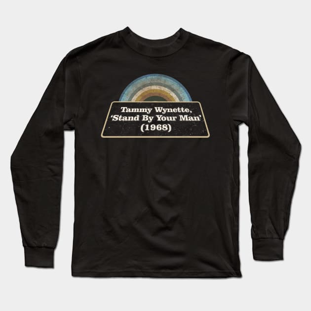 Tammy Wynette, ‘Stand By Your Man’ vintage Long Sleeve T-Shirt by NYINDIRPROJEK